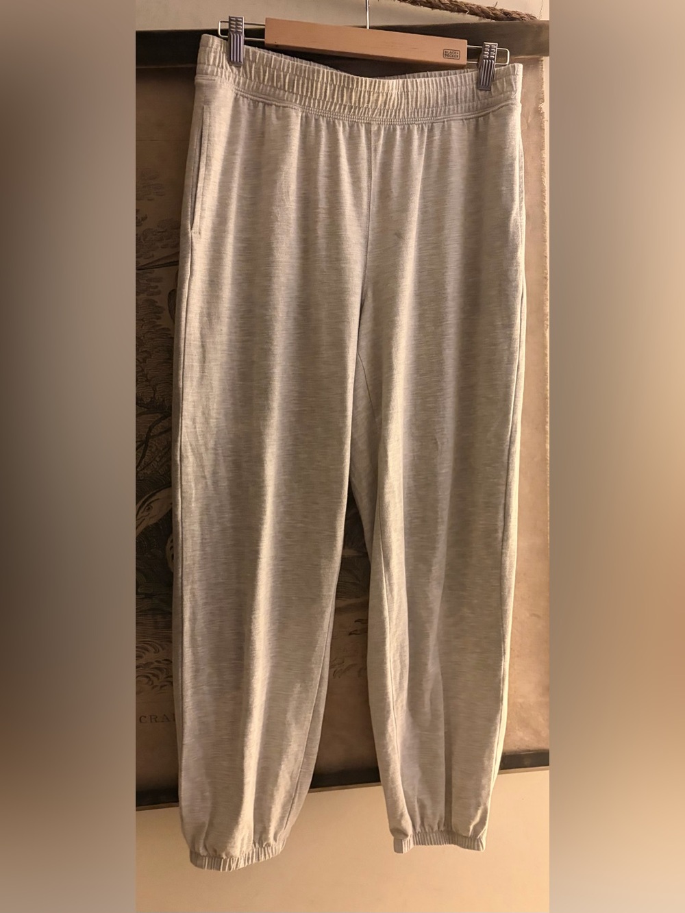 * Harmony Balance Light Heather Gray Jogger Pants SZ Medium *